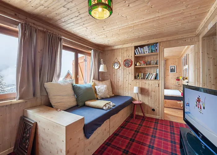 شاليه Mazot Confortable Dans Les Sapins, Skis Aux Pieds A - Fr-1-564-97 *